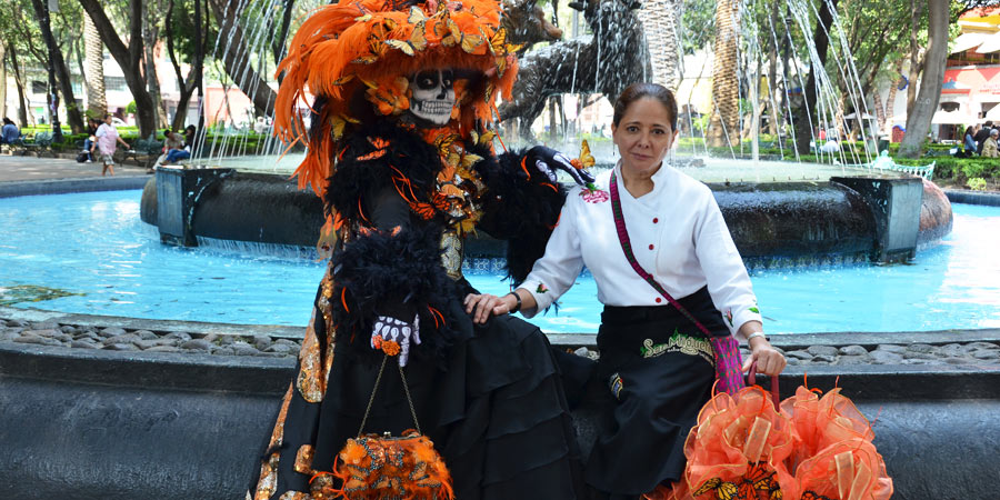 Almas y mariposas, sabores michoacanos de Día de Muertos en Coyoacán