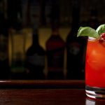 Coctel de fresa con crema de vodka