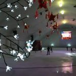 Pista de hielo en Parque Bicentenario