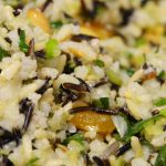 Relleno de tres arroces para pavo