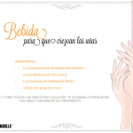 Bebida para que crezcan las uñas