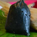 Tamales de maíz azul con pollo