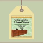 Venta de muebles y accesorios del siglo XX en Furniture & Gourmet Weekend