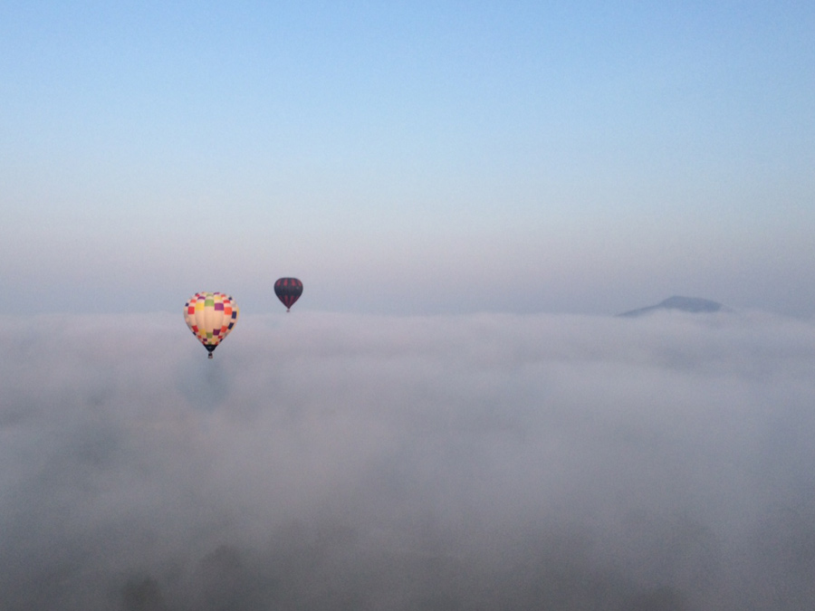 Vuelo en globo en pirámides de Teotihuacán Foto: Mariana Castillo