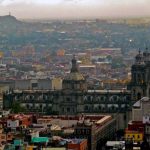 El centro de la Ciudad de México desde las alturas