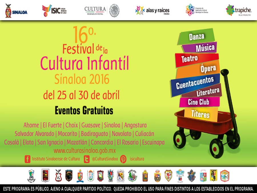 16° Festival de la Cultura Infantil en Sinaloa