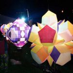 Globos monumentales en el Parque de los Venados