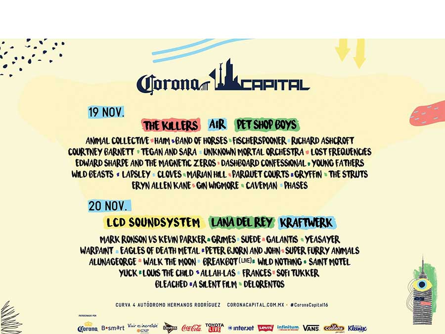 TOP 10: Las mejores bandas del Corona Capital 2016