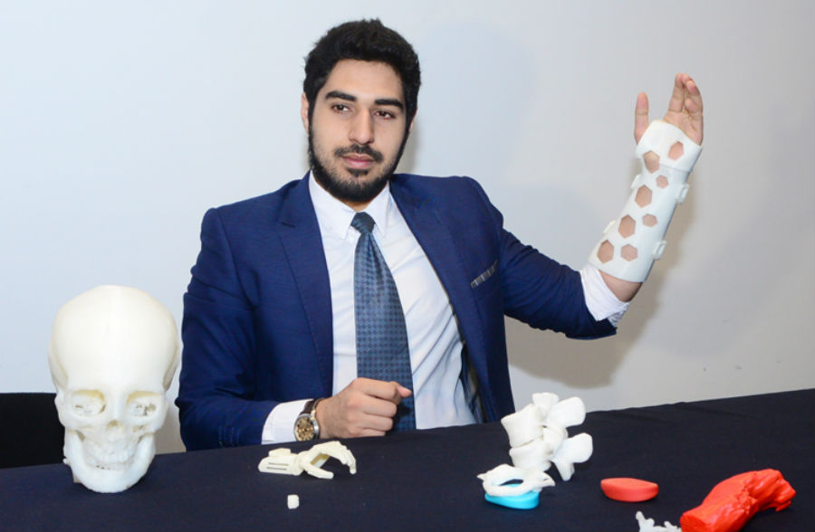 Zaid Badwan y cómo curar una fractura con impresión en 3D