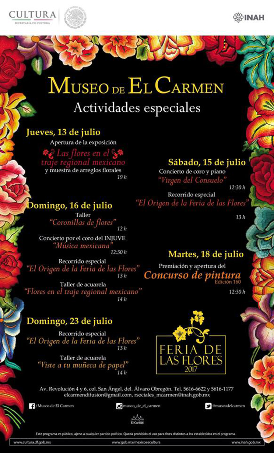 festival de las flores de san ángel 2017