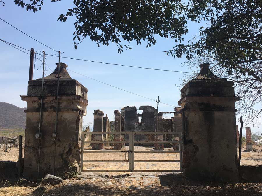 Ex Hacienda de Telcampana, donde el llano comenzó a incendiarse Foto: Mariana Castillo