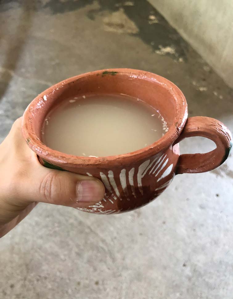 El pozol es otra de las bebidas tradicionales de Oaxaca que también se bebe en el Istmo Foto: Mariana Castillo