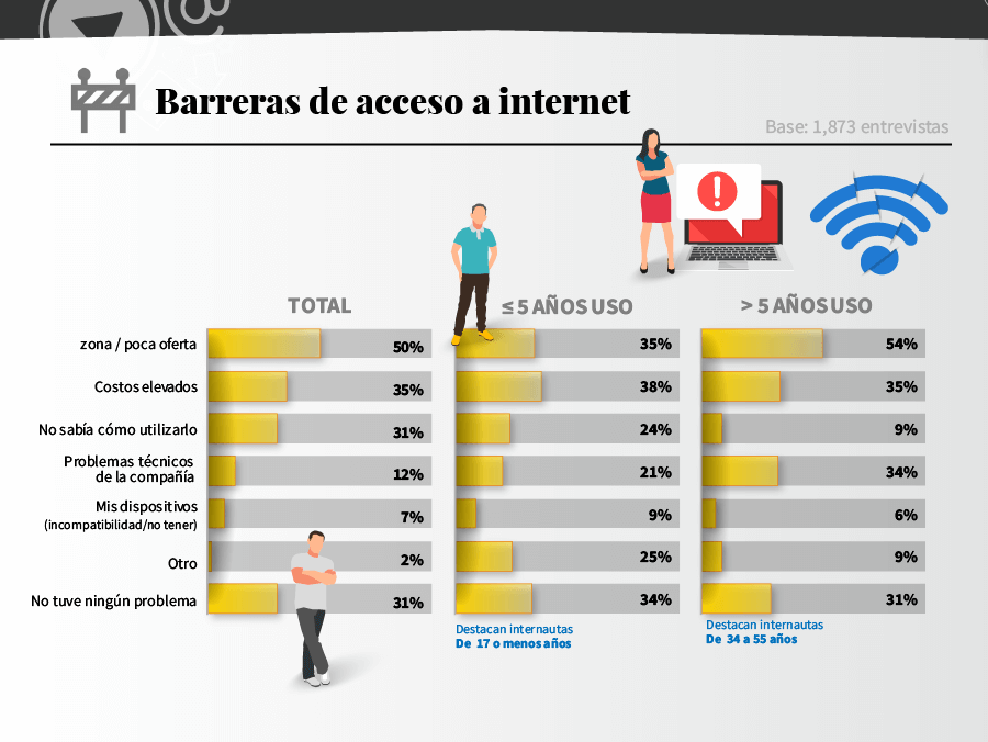 Usos del internet en México