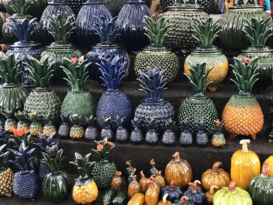 Piñas de San José de Gracia: artesanías de Michoacán Foto: Mariana Castillo