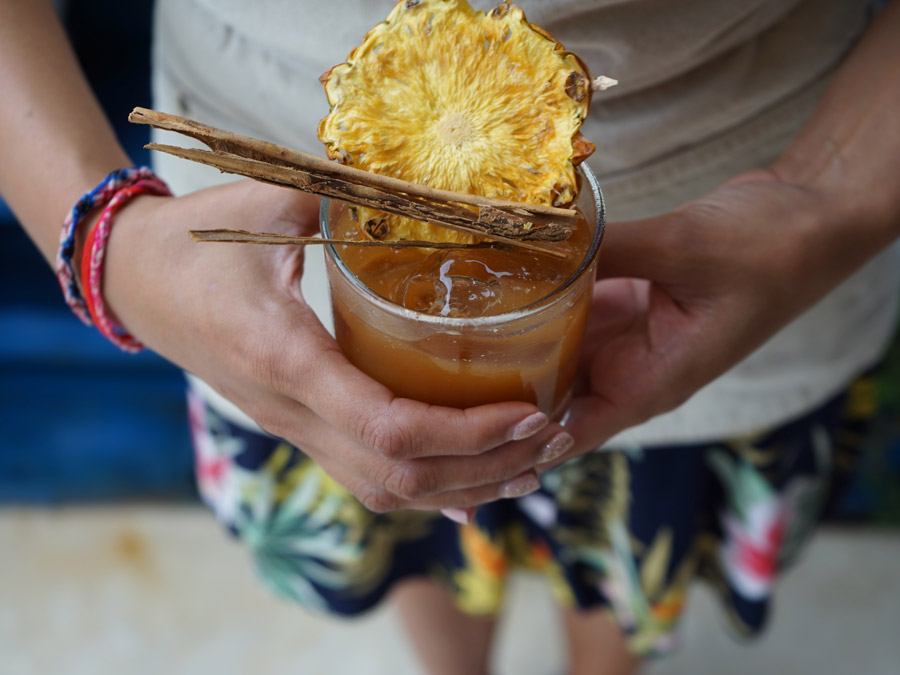Comida japonesa en Holbox: coctelería deliciosa Foto: Mariana Castillo