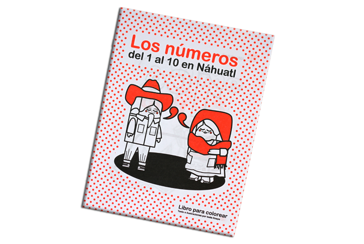 3 libros para colorear y aprender palabras en náhuatl