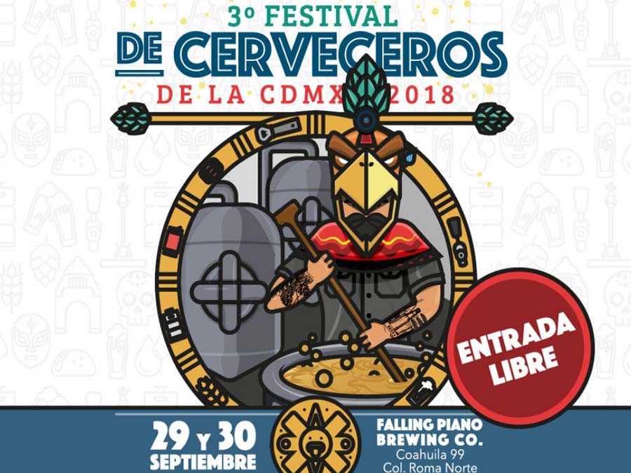 Festivales de cerveza para cerrar 2018: 3er. Festival de Cerveceros de la CDMX