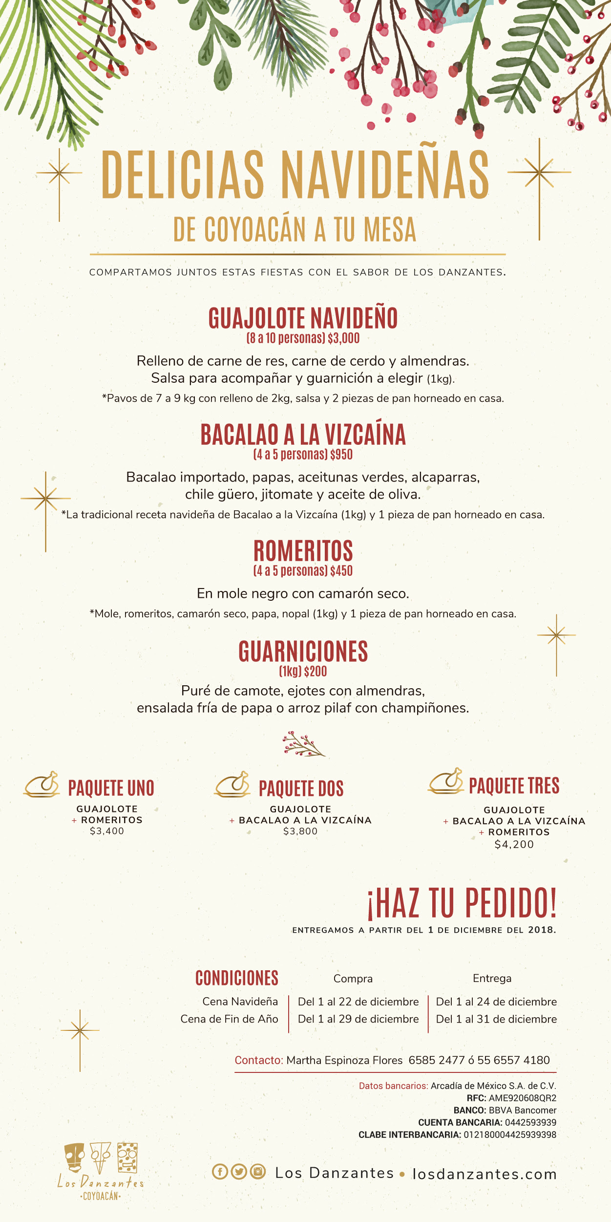 Navidad sin cocinar
