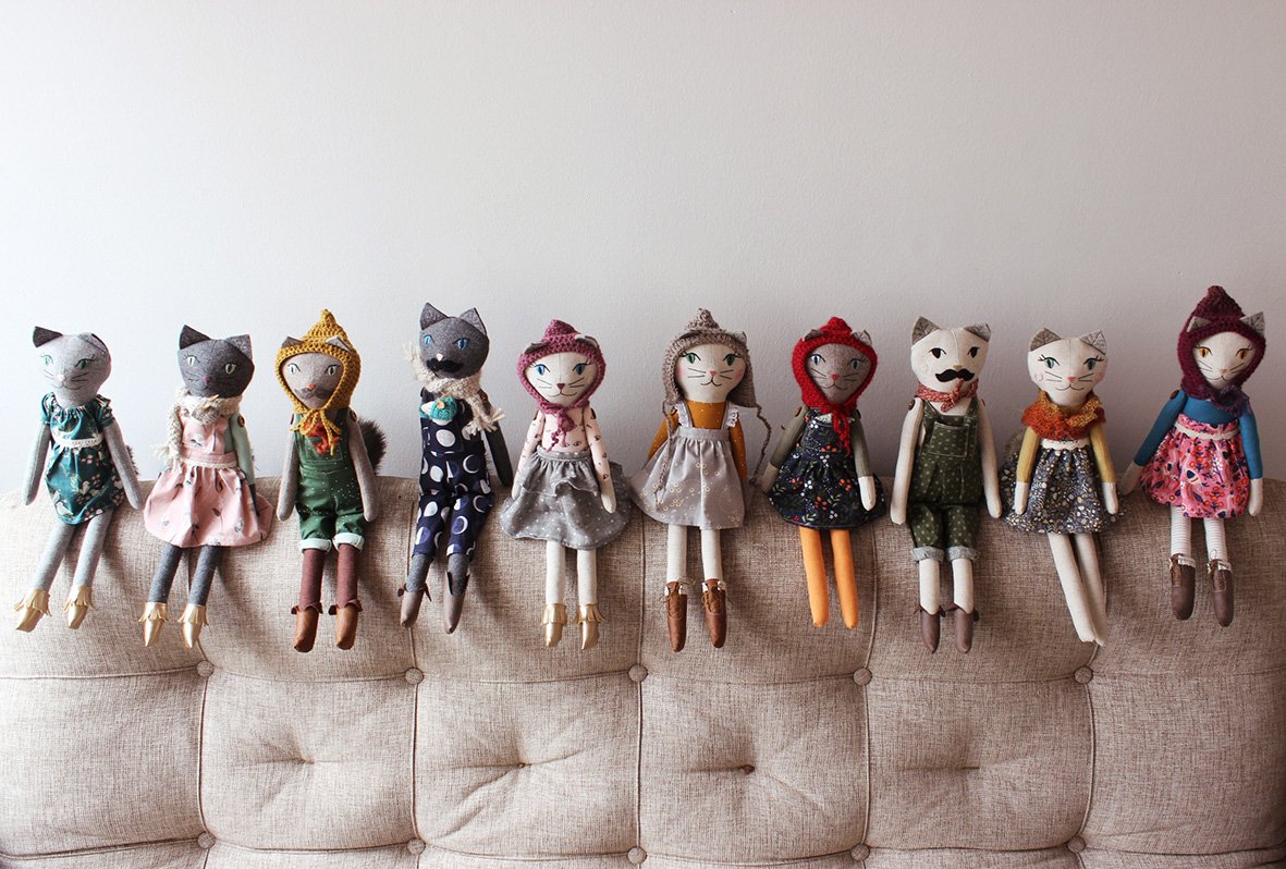 Filomeluna muñecas hechas con fibras naturales que duran toda la vida 6