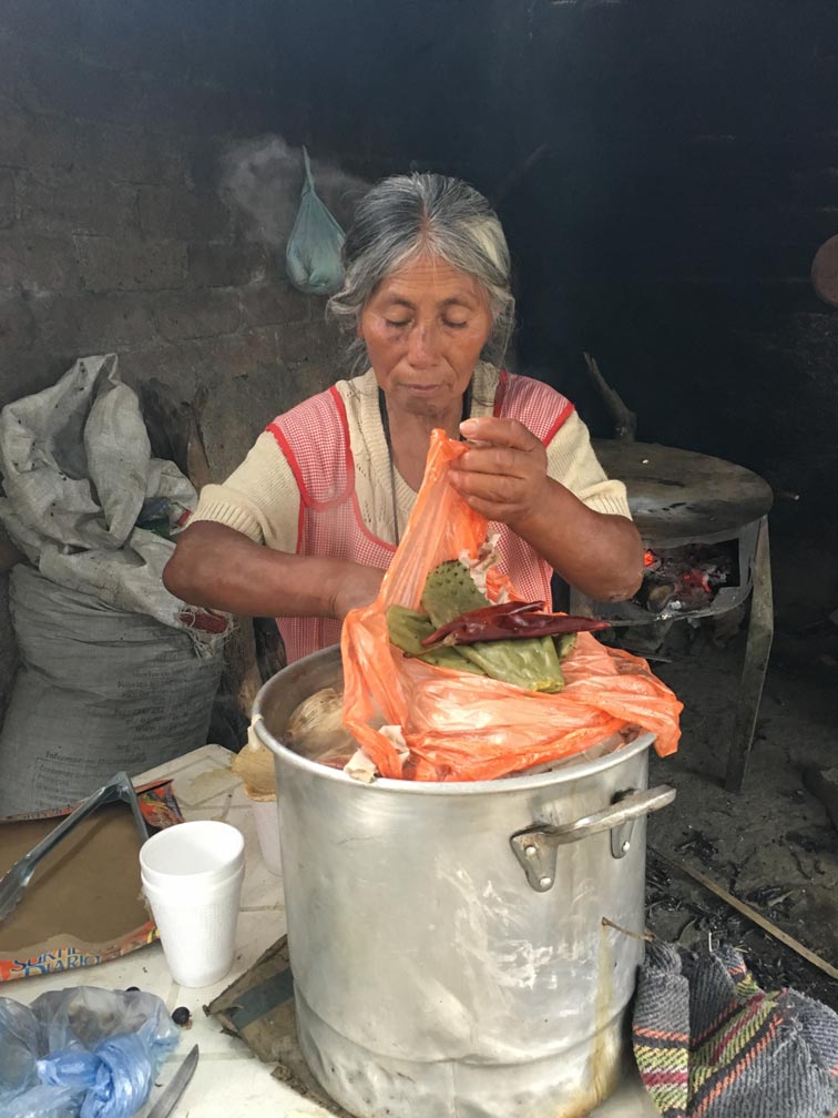 Lioba Bonilla y sus tamales: mitos tamaleros Foto: Mariana Castillo