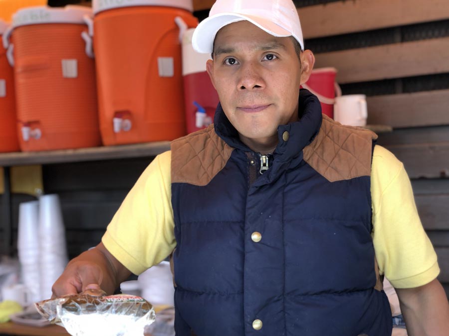 Los tamalitos de Balbuena: Plácido Martínez Foto: Mariana Castillo