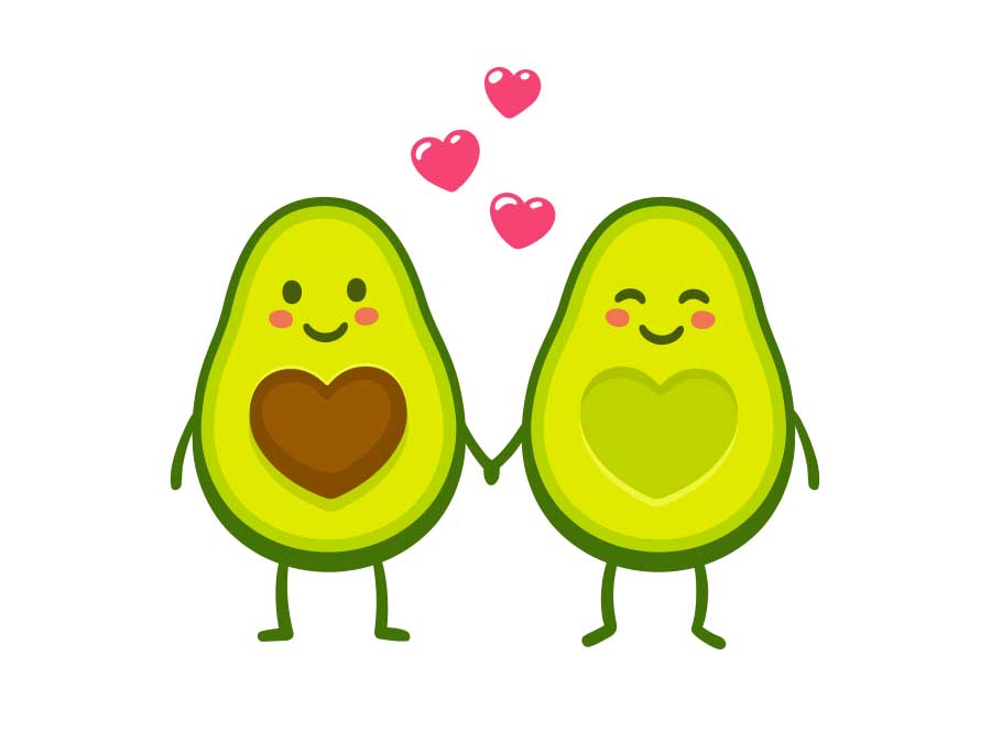 Parejas de comida para este Día del Amor y la Amistad: aguacate