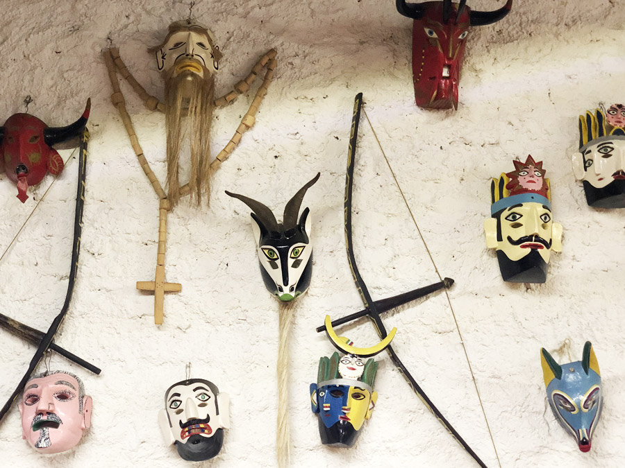 Las máscaras de Suchitlán creadas por Guadalupe Candelario Castro