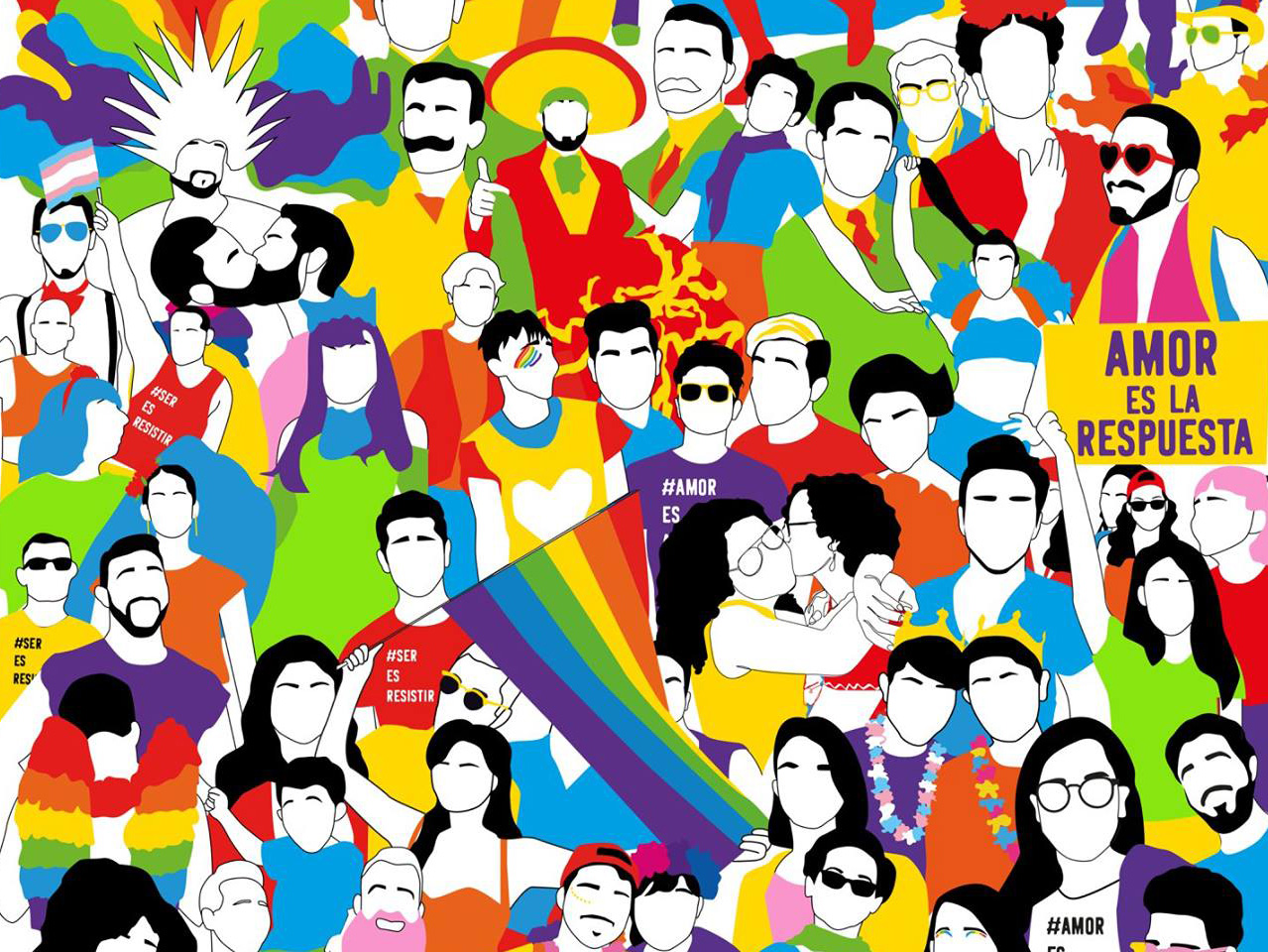 Los carteles de las Marchas del Orgullo LGBT en México 2019
