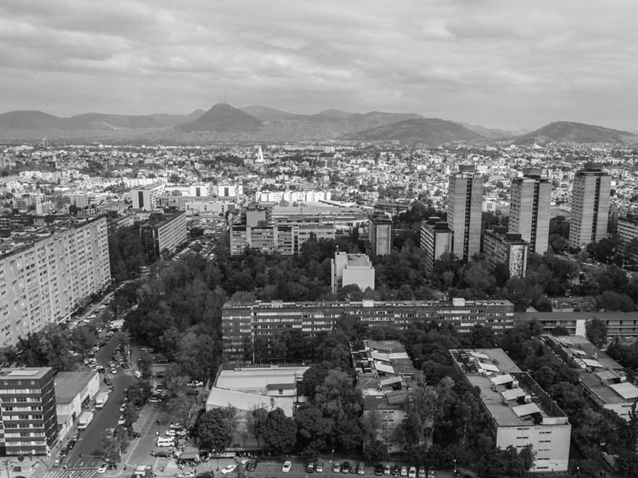 Tlatelolco y una panorámica de la zona