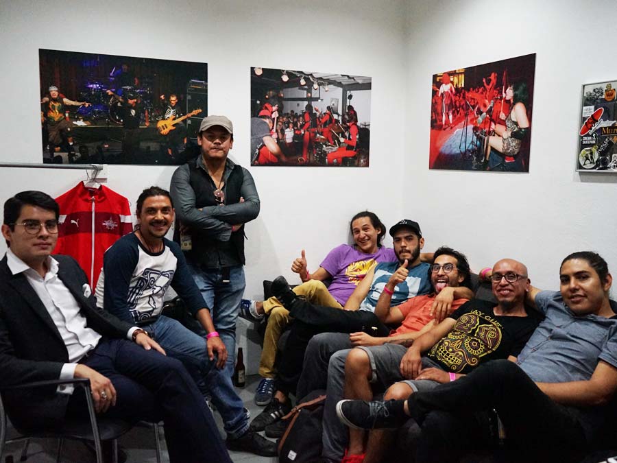 Goliat Orquesta en entrevista Foto: Mariana Castillo