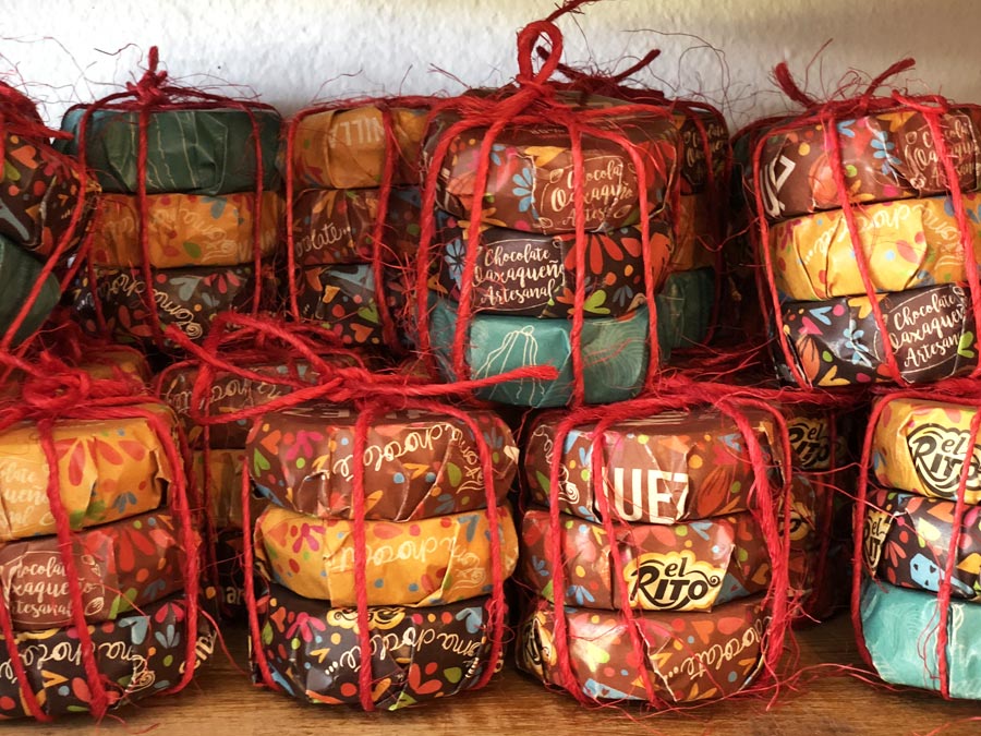 Lugares para tomar chocolate en Oaxaca: tabletas El Rito Foto: Mariana Castillo