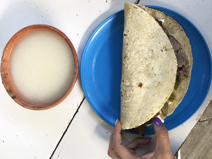 Platillos mexicanos con tortillas: quesadillas Foto: Mariana Castillo