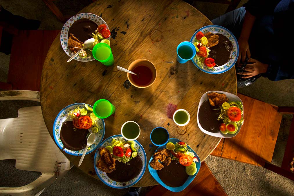 Una comida hecha con el amaranto en Tierra y Libertad con los Veranos de la salud Foto: Fernando Gómez Carbajal