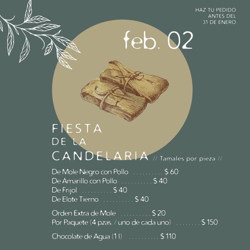 Tamales de elote y más en Guzina Oaxaca