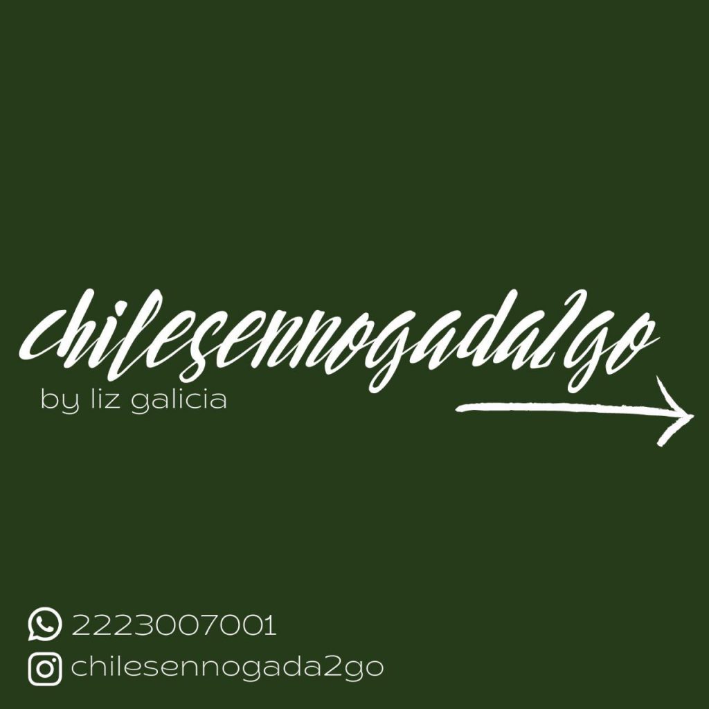 Chiles en nogada 2 go: iniciativa que nace con la pandemia Foto: Cortesía