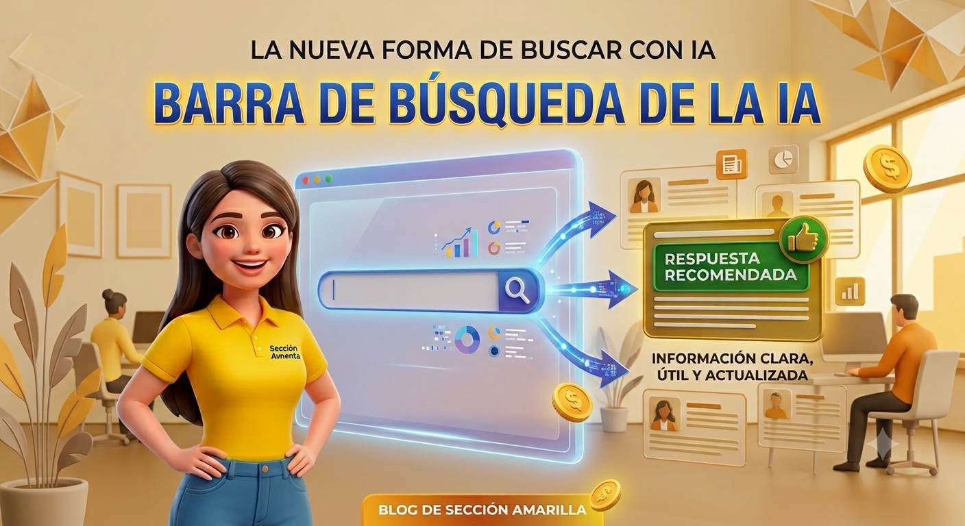 Optimiza tu negocio para la barra de búsqueda de la IA