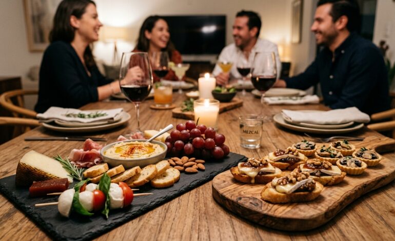 Botanas gourmet para reuniones: guía fácil