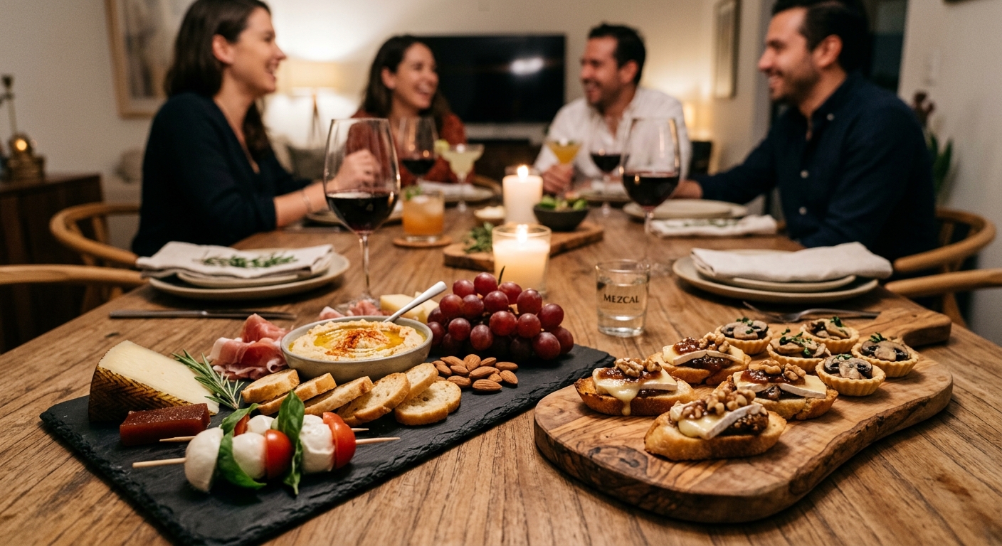 Botanas gourmet para reuniones: guía fácil