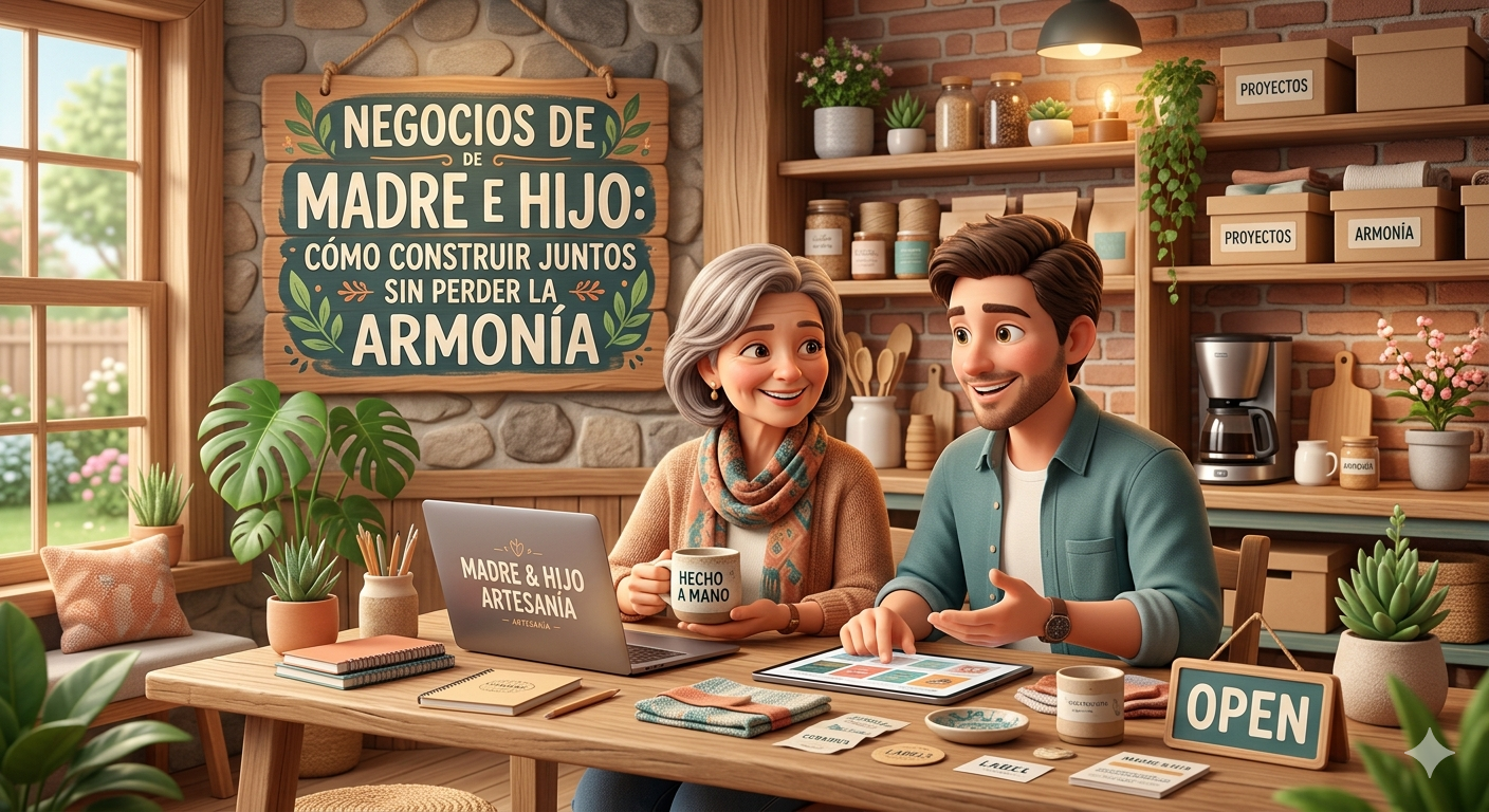 Negocios de madre e hijo: cómo construir juntos sin perder la armonía