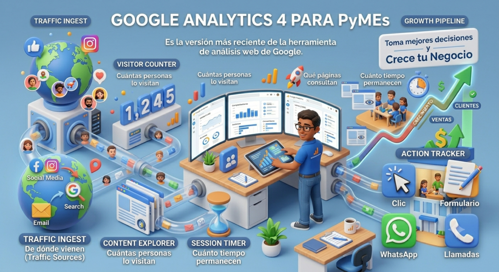 Google Analytics 4 para PyMEs