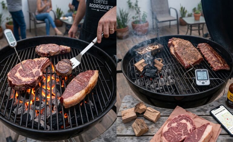 Guía de cortes para el asador: técnica y ahumado en casa