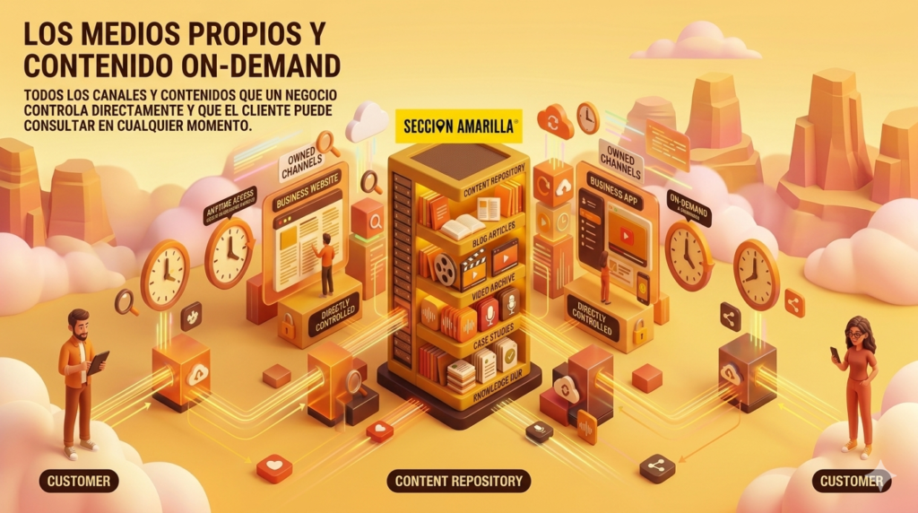 medios propios y contenido on-demand