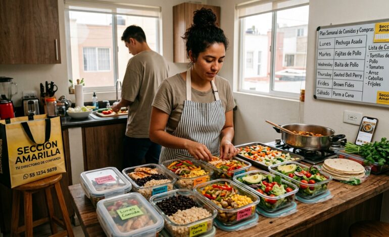 El auge del meal prep: organiza tus comidas de la semana