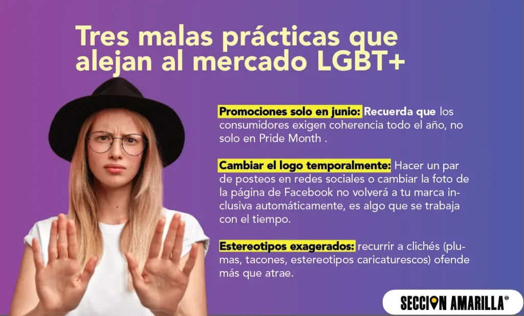 Tres malas prácticas que alejan al mercado LGBT marketing digital mercado rosa mexico seccion amarilla