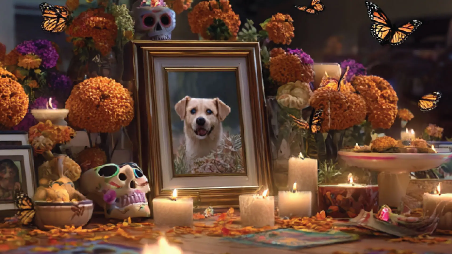Ofrenda para Mascotas: El Bello Significado de Recibir a Nuestros Amigos del Mictlán y Sanar el Luto