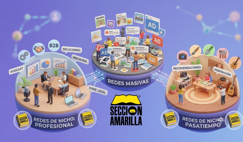 Redes de Nicho LinkedIn-Reddit-Pinterest