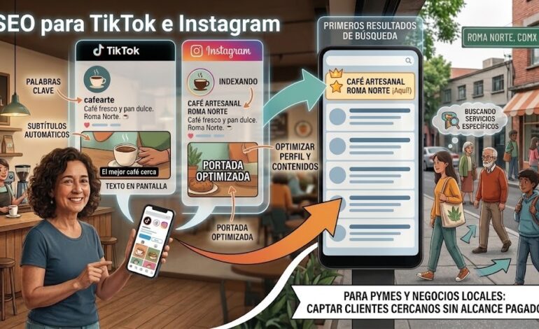 SEO para TikTok e Instagram: guía fácil para Pymes