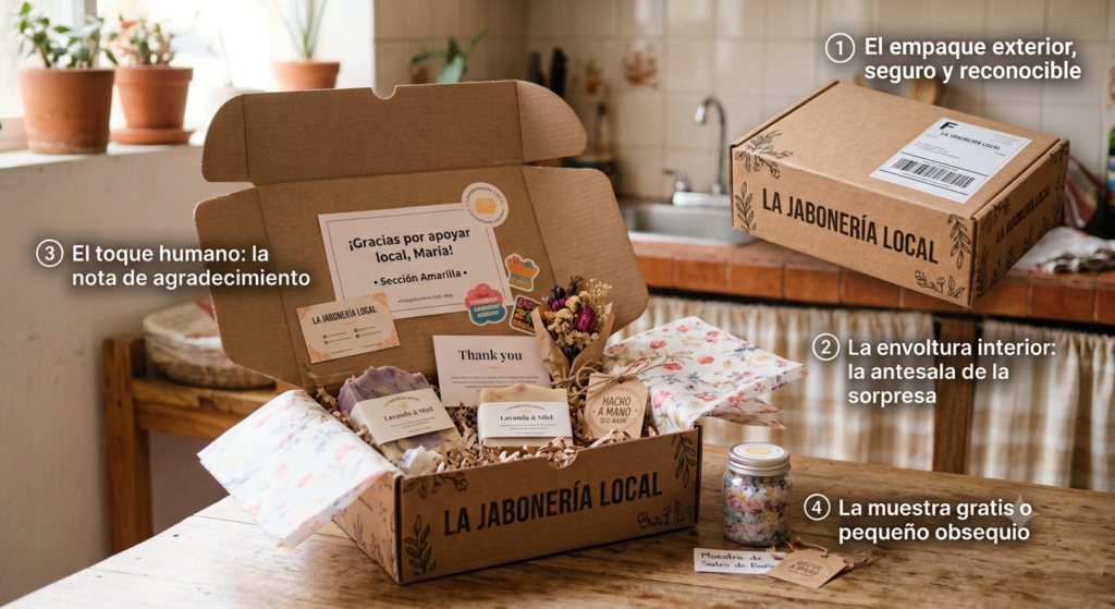 Elementos clave para diseñar una experiencia de unboxing local inolvidable