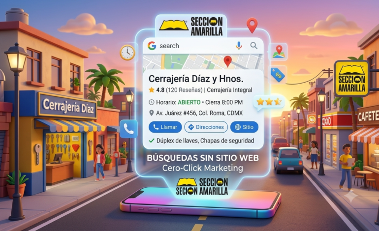 Búsquedas sin sitio web: El nuevo cambio de Google