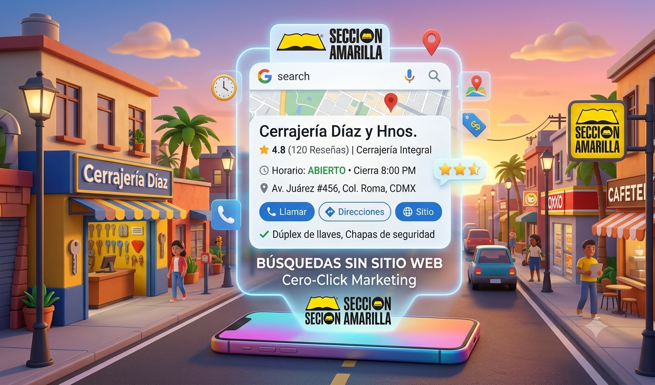 Búsquedas sin sitio web: El nuevo cambio de Google